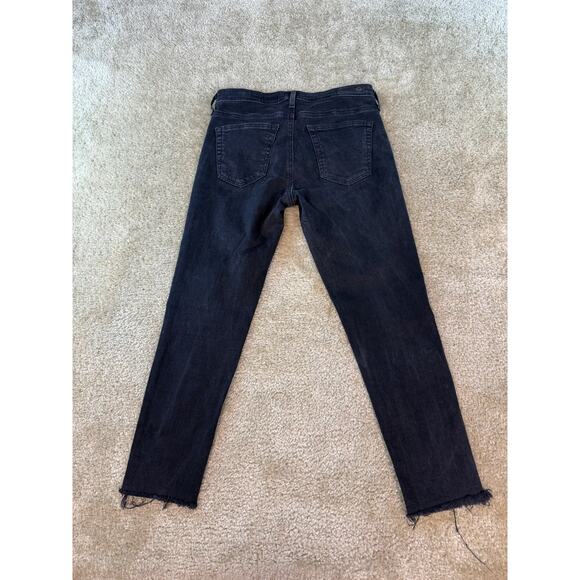 AG Adriano Goldschmied The Legging Ankle Jeans Womens Black Denim Size 27 R D266 - Picture 4 of 12